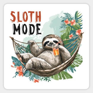 Sloth Mode: Lazy Paradise Magnet